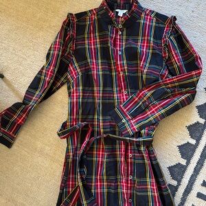 Jcrew EUC Holiday Tartan Dress